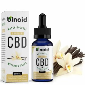 Binoid Water-Soluble CBD Drops-Vanilla
