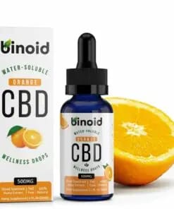 Binoid Water-Soluble CBD Drops – orange