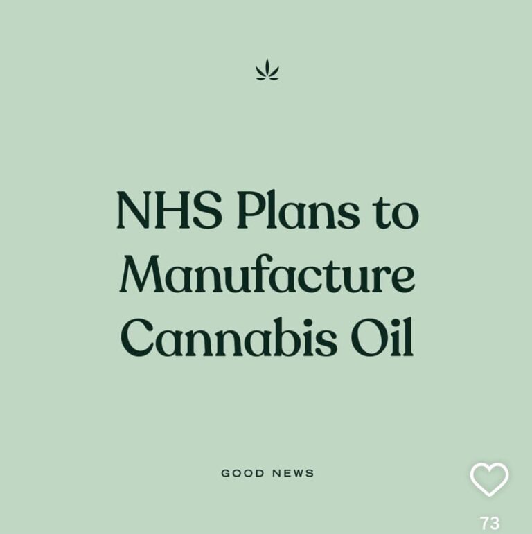 NHS Plans to Manufacture Cannabis Oil in United Kingdom